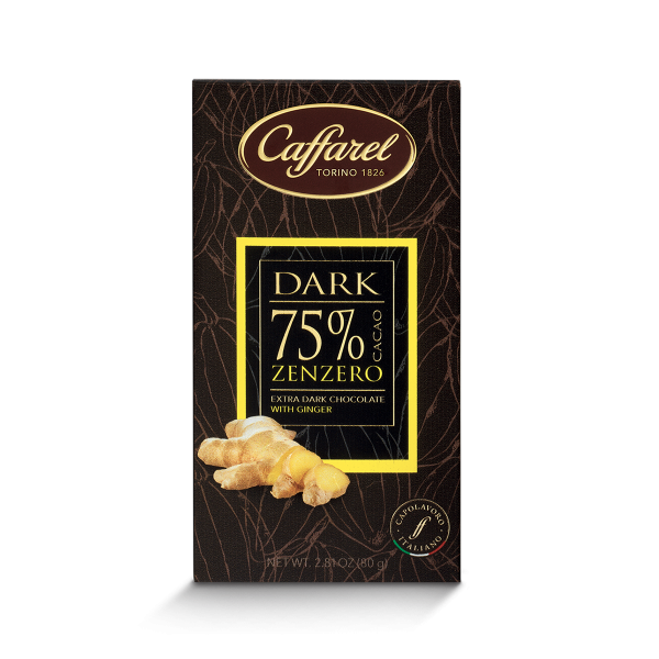 75% Cocoa and Ginger Bar