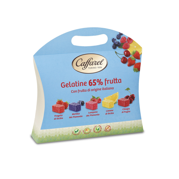 Assorted fruit jellies 65% pochette